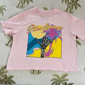 Latte love ‘Palm Springs’ short sleeve graphic T-shirt